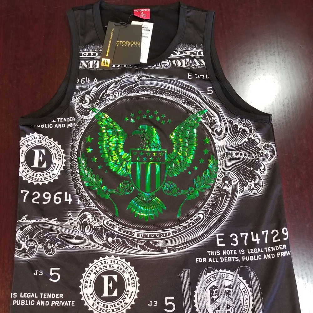 Victorious U.S. Currency Tank Top